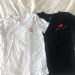 Two Aritzia SundayBest Tee